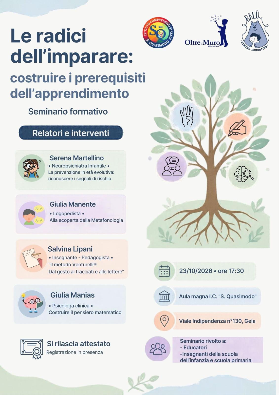 Le radici dell'imparare: costruire i prerequisiti dell'apprendimento